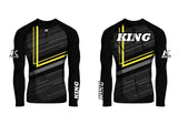 Rashguard s dlouhým rukávem KING Blade - černá/neon