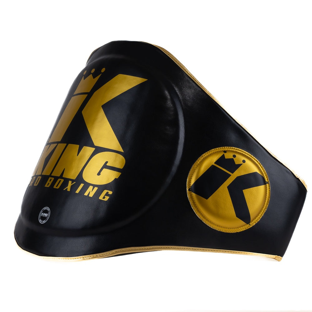 King Pro Boxing tréninkový pás pro trenéry, černá/zlatá, KPB-BP
