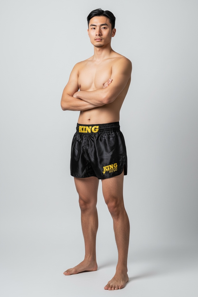 King trenky Revo 2 - černá/žlutá, KPB-REVO-S-2