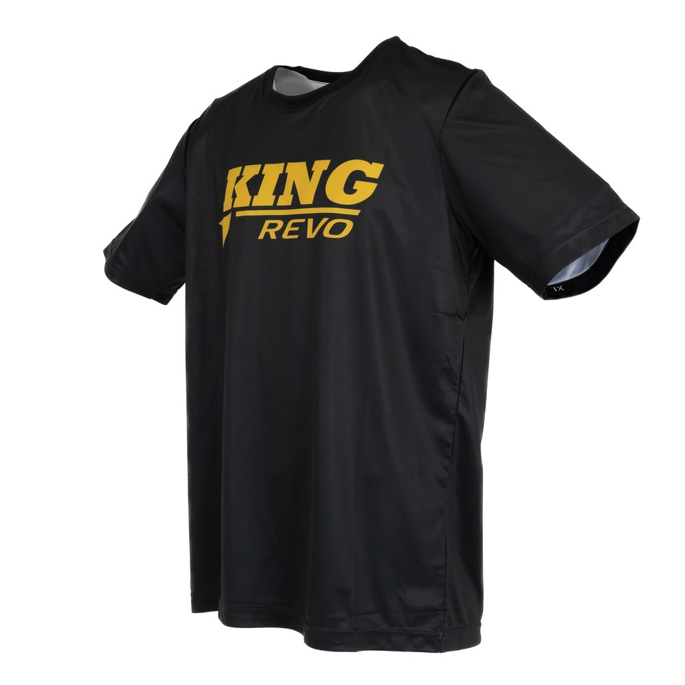 Tréninkové triko KING PRO BOXING Revo Series - černá/zlatá