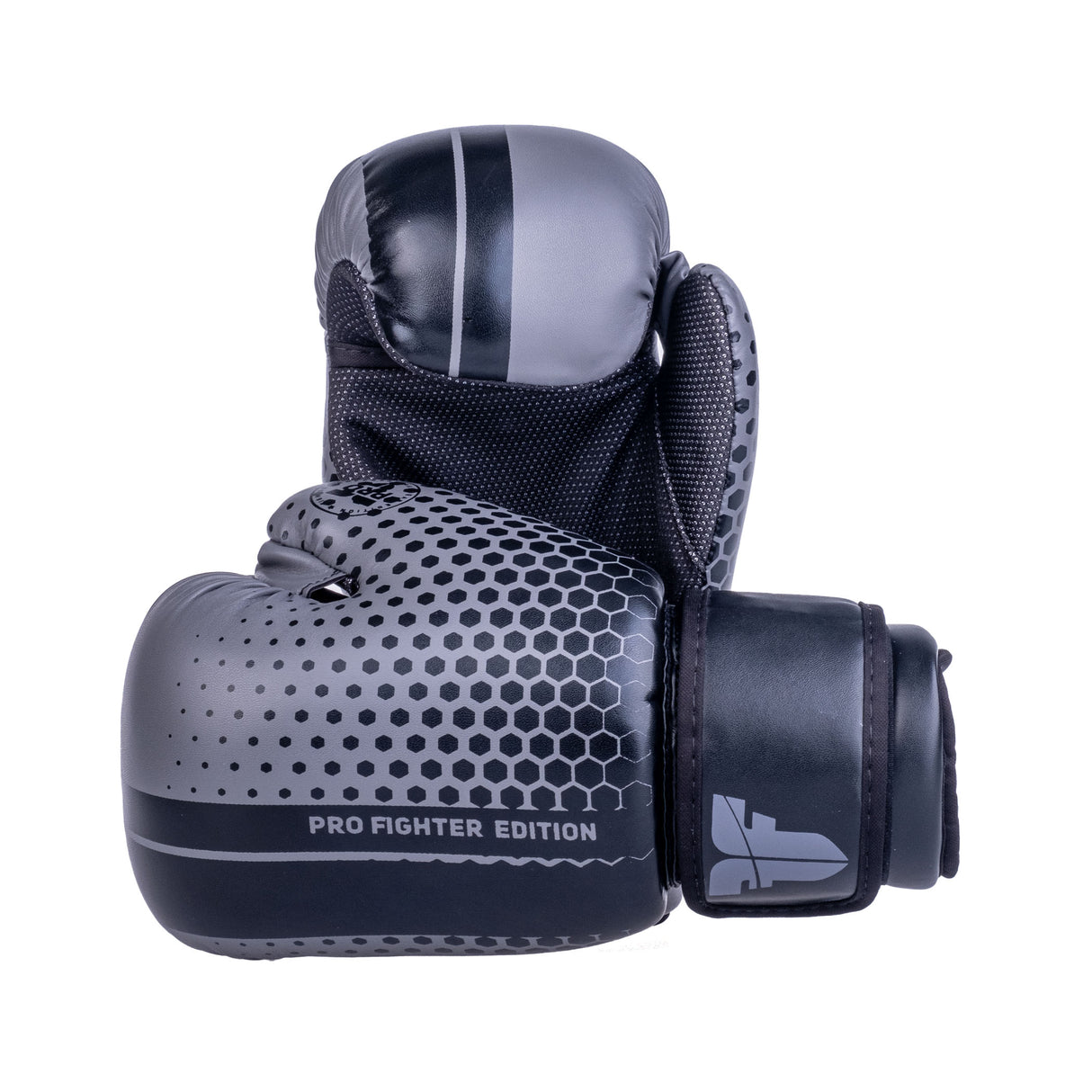 Fighter otevřené rukavice - šedá/černá, OHF-HXGR-0209