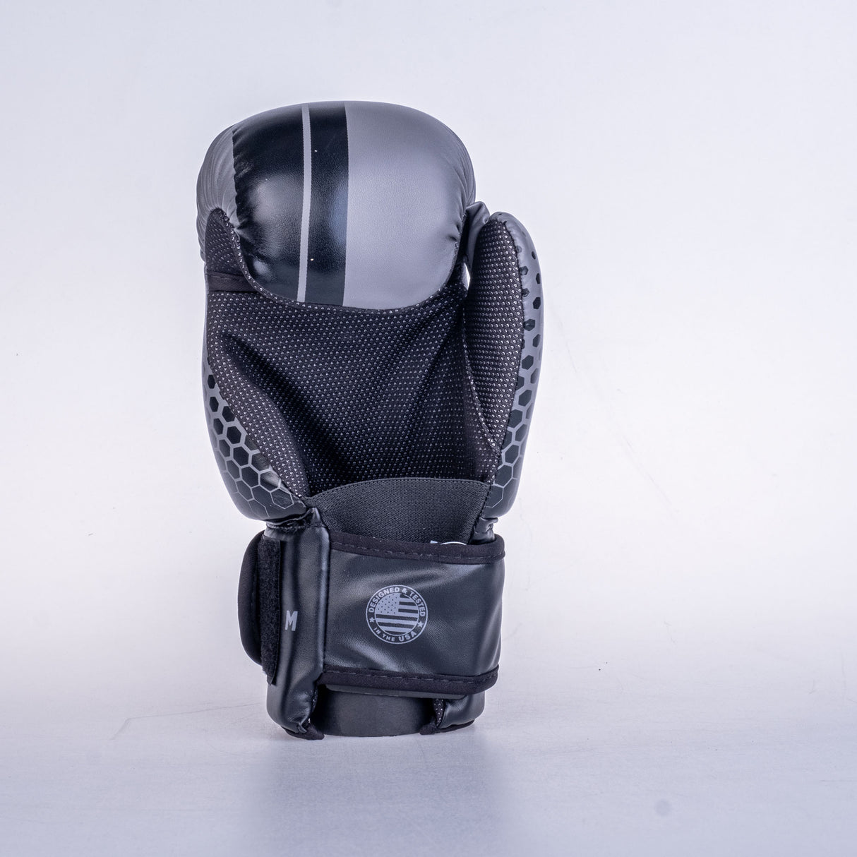 Fighter otevřené rukavice - šedá/černá, OHF-HXGR-0209