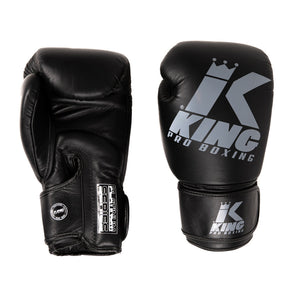 King Pro Boxing boxerské rukavice Platinum 7 - černá/šedá, KPB/BG PLATINUM 7 - view-1