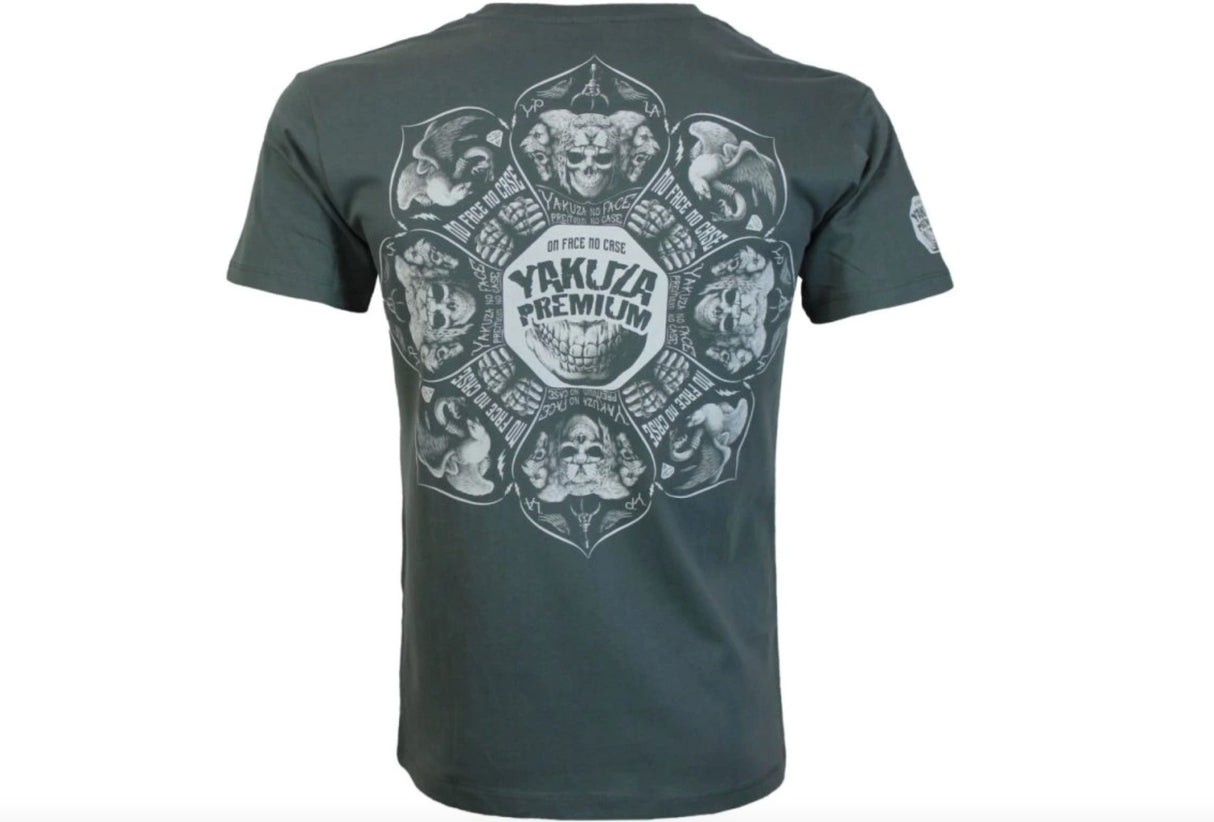 Pánské triko Yakuza Premium -  tmavá olivová,YPS4000