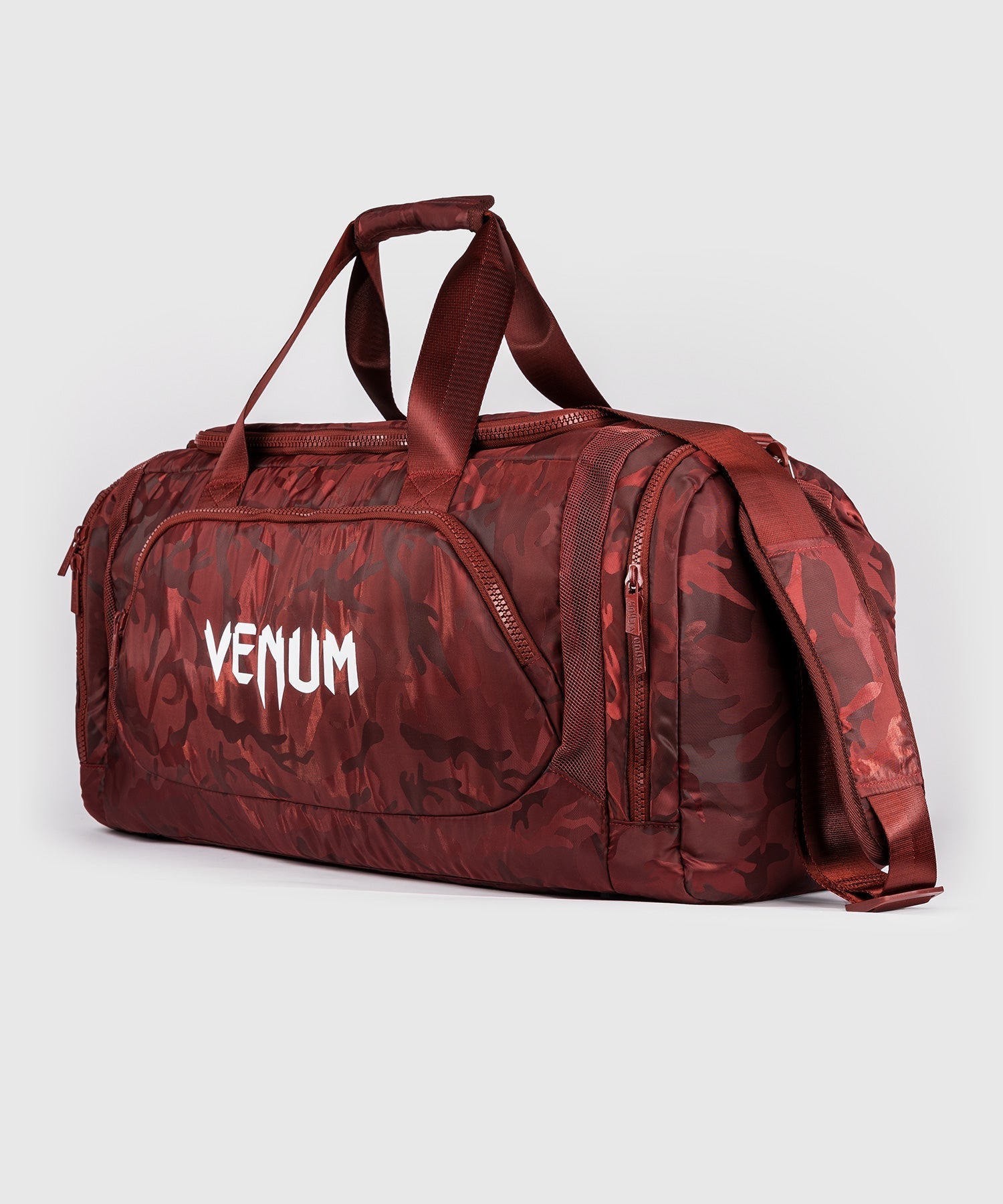 Venum Trainer Lite sportovní taška - červená/camo, VENUM-04954-631