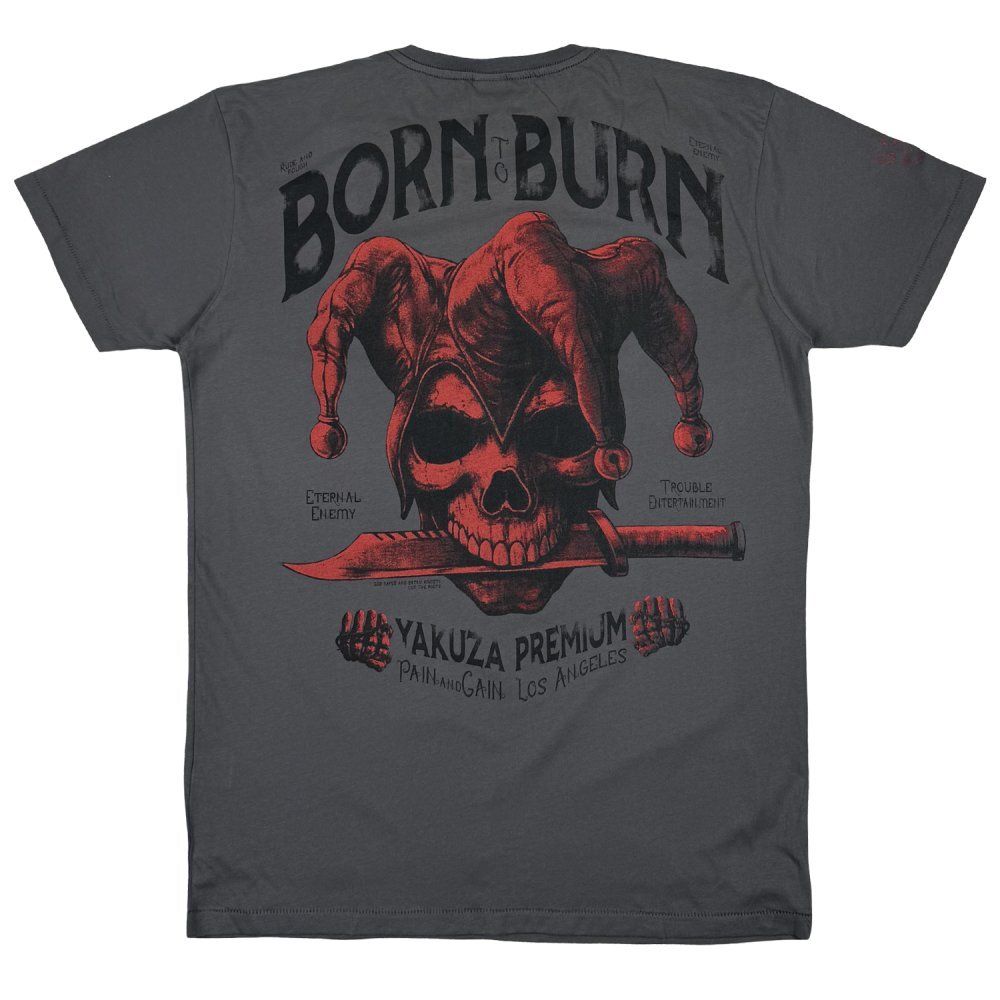 Pánské triko Yakuza Premium - tmavě šedá, YPS-3910