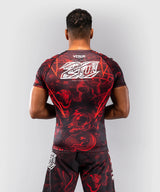 Rashguard Venum 20th Anniversary s krátkým rukávem - černá/červená, VENUM-06100-100