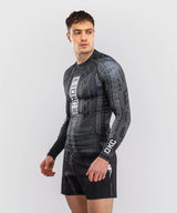 Rashguard s dlouhým rukávem Venum Karate Combat - černá/šedá, VENUM-06227-109