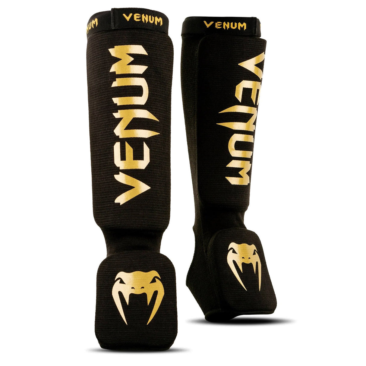 Chrániče holení Venum Kontact - černá/zlatá