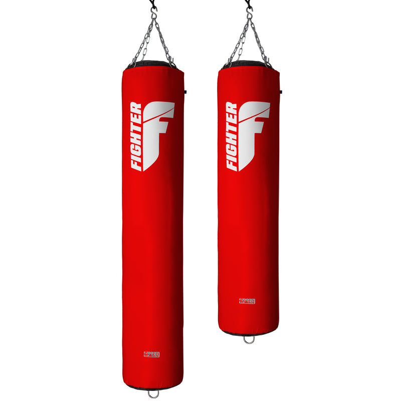 Profesionální boxerský pytel 150 a 180cm, průměr 36cm Classic - červená/bílá