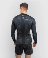 Rashguard s dlouhým rukávem Venum Karate Combat - černá/šedá, VENUM-06227-109