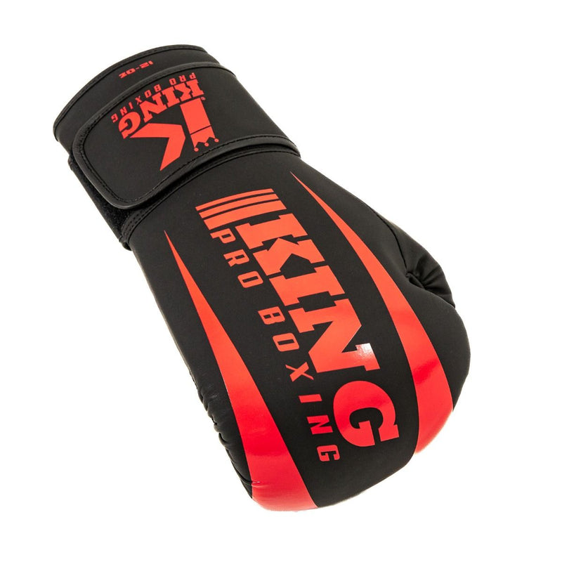 King Pro Boxing boxerské rukavice Revo 8 - černá/červená