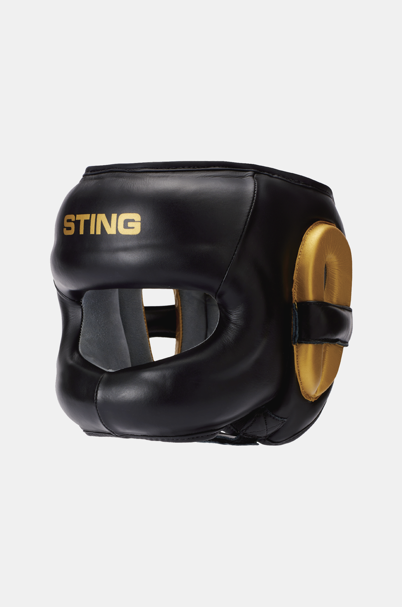 Přilba Sting Evolution - černá/zlatá, SEFS-17