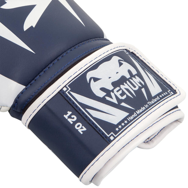 Venum boxerské rukavice Elite - tmavě modrá/bílá