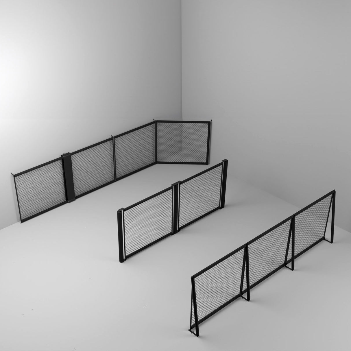 Samostatný plot na MMA klec s levým i pravým polstrováním, CP-LR