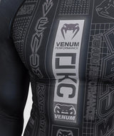 Rashguard s dlouhým rukávem Venum Karate Combat - černá/šedá, VENUM-06227-109