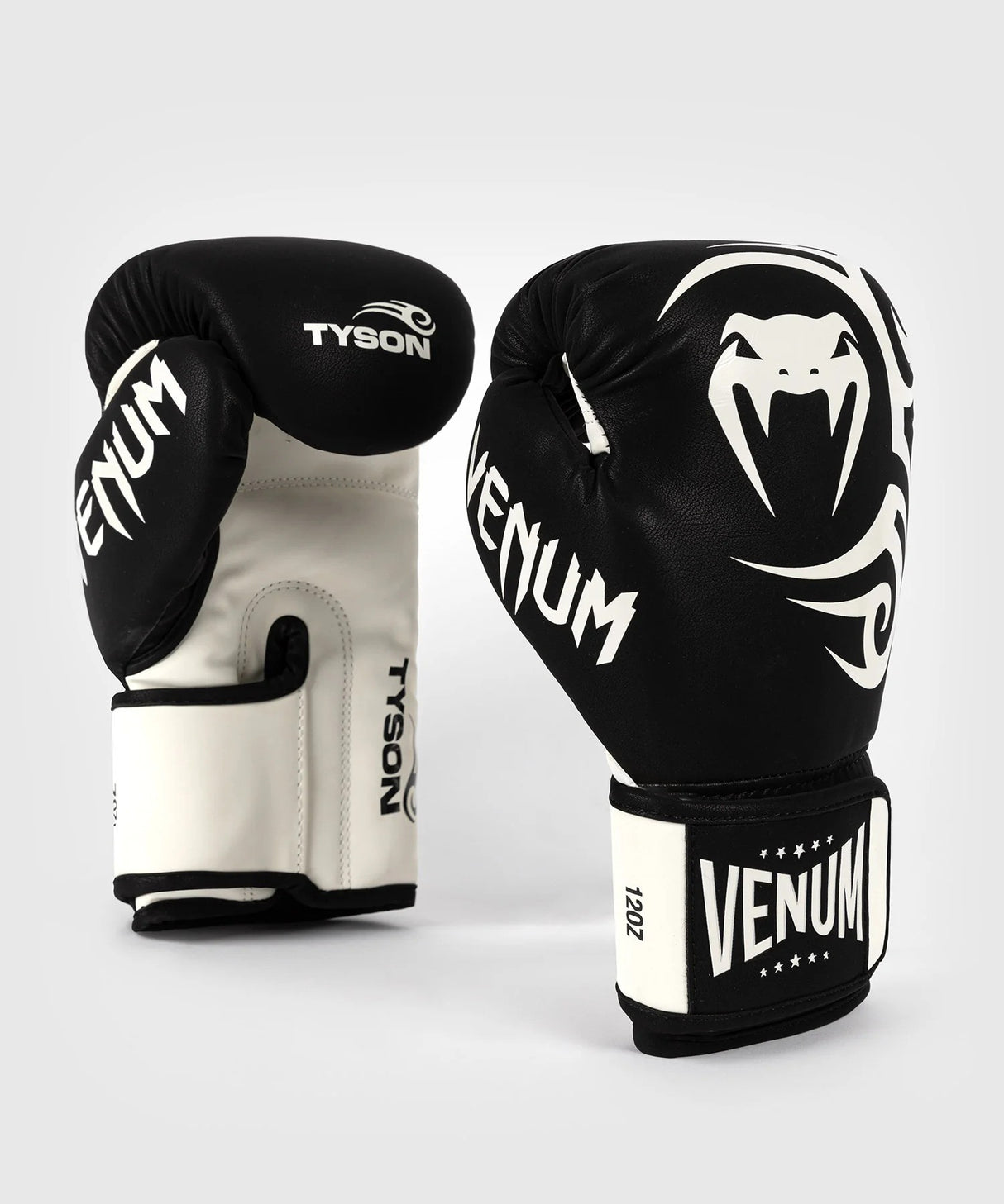 Boxerské rukavice Venum Mike Tyson Replica - černá/bílá, VENUM-05985-108