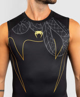 Venum Serpenti Pánský rashguard bez rukávů - tílko, černá/zlatá, VENUM-05748-109