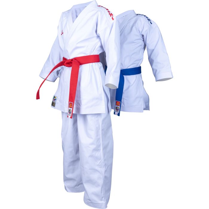 Karate kimono Set Hayashi "Bunkai 2.0" - bílá/červená, bílá/modrá, 04971-46