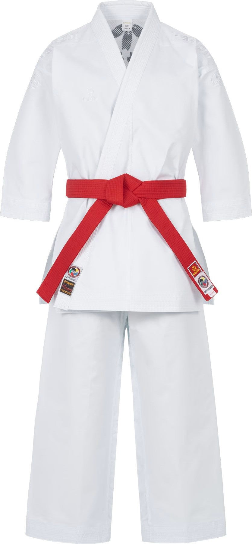 Hayashi karate gi TENNO s bílou výšivkou - Premium , 0492-1