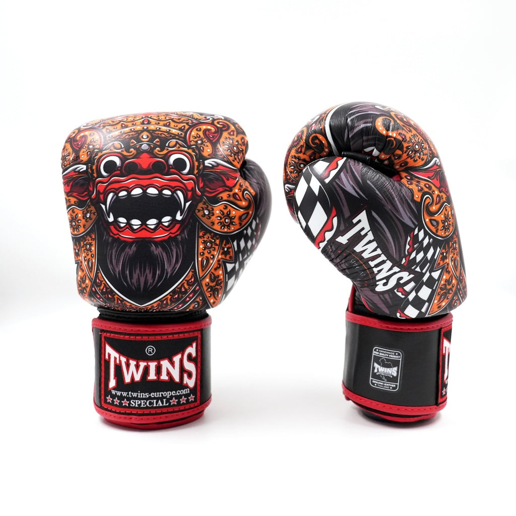 King Pro Boxing boxerské rukavice Baron - černá/barevná, KPB/BG BARON 4