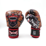 King Pro Boxing boxerské rukavice Baron - černá/barevná, KPB/BG BARON 4