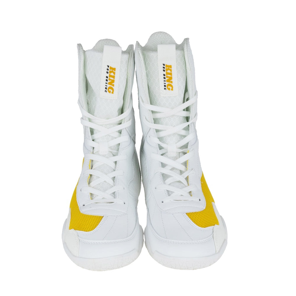 KING boxerská obuv Apex Pro 2 - bílá/zlatá