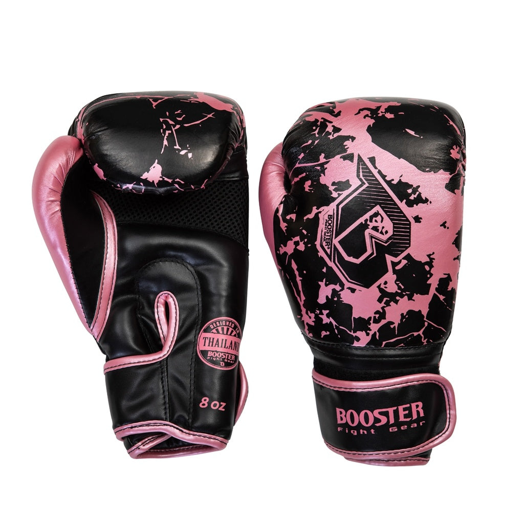 Dětské boxerské rukavice BOOSTER, růžová/černá