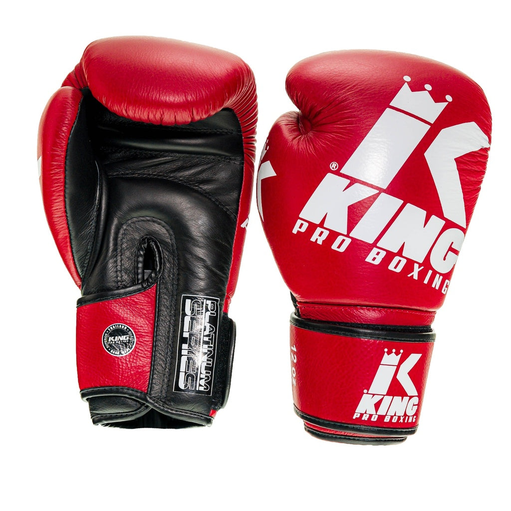 King Pro Boxing boxerské rukavice Platinum 8 - červená, kpb/bg-platinum8