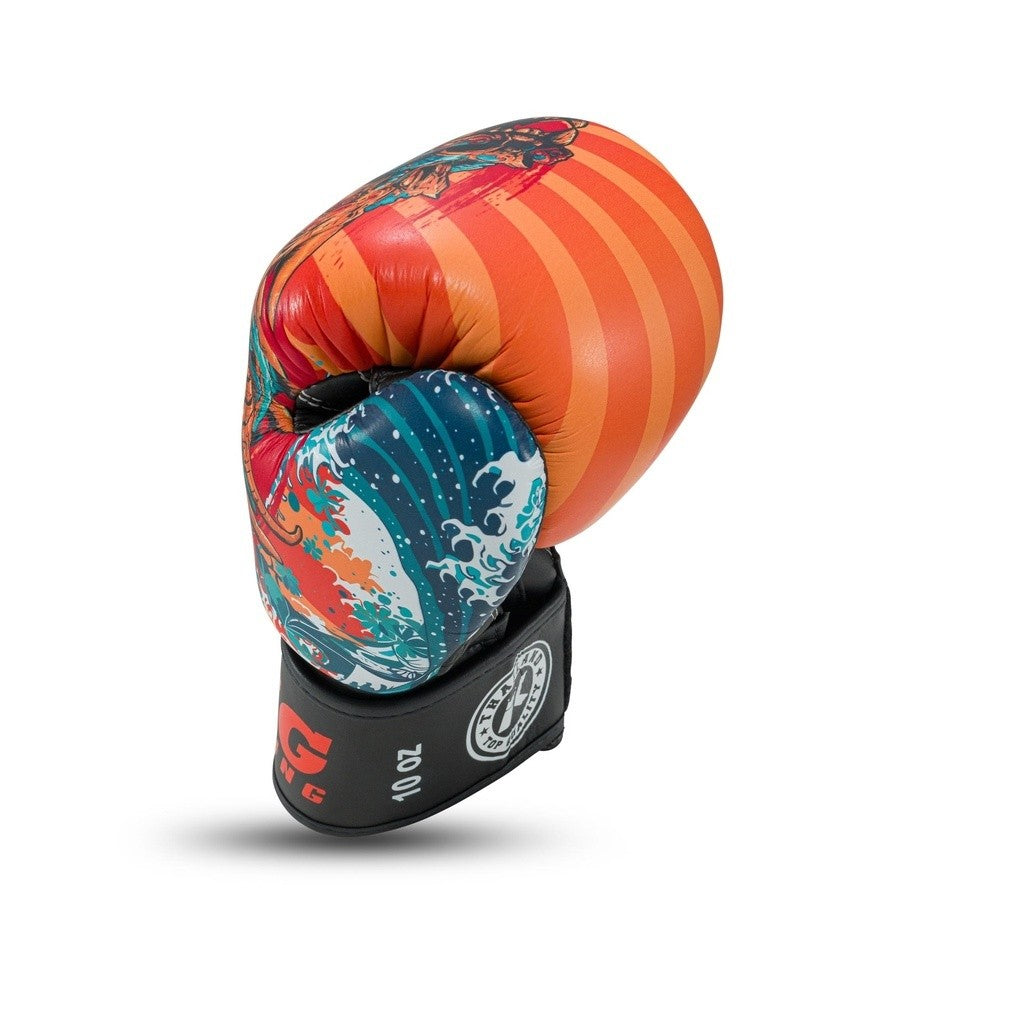 King Pro Boxing boxerské rukavice Dragon -barevná, KPB/BG DRAGON