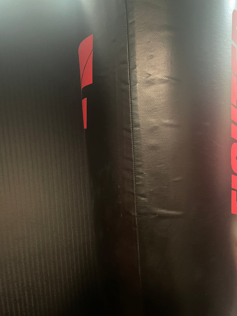 POŠKOZENÉ : Fighter Profesionální boxerský pytel 150 a 180cm, průměr 36cm Classic - černá/červená