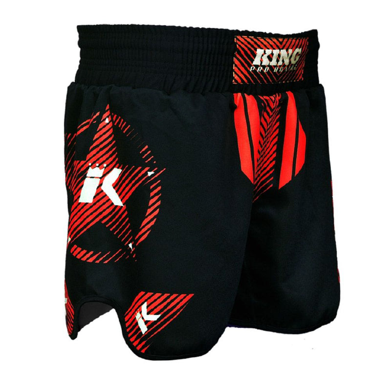 King Legion 4 MMA šortky - černá/červená, LEGION 4 MMA TRUNK