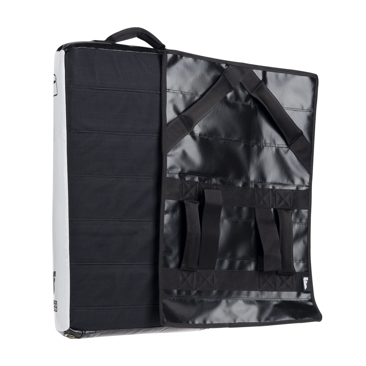 Půlkulatý štít TITAN pro obušek 2v1 - SCUTUM - bílá