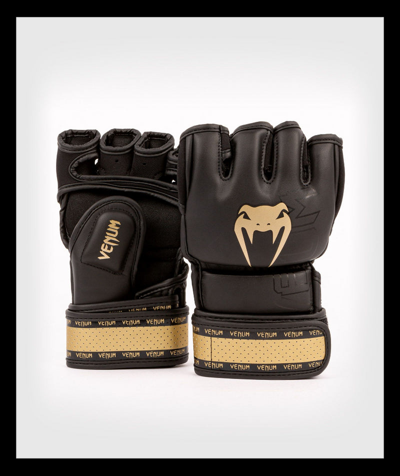 MMA rukavice Venum Impact - černá/zlatá