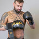 Boxerské rukavice Fighter Samurai - černá/zlatá, FBG-006-SBK