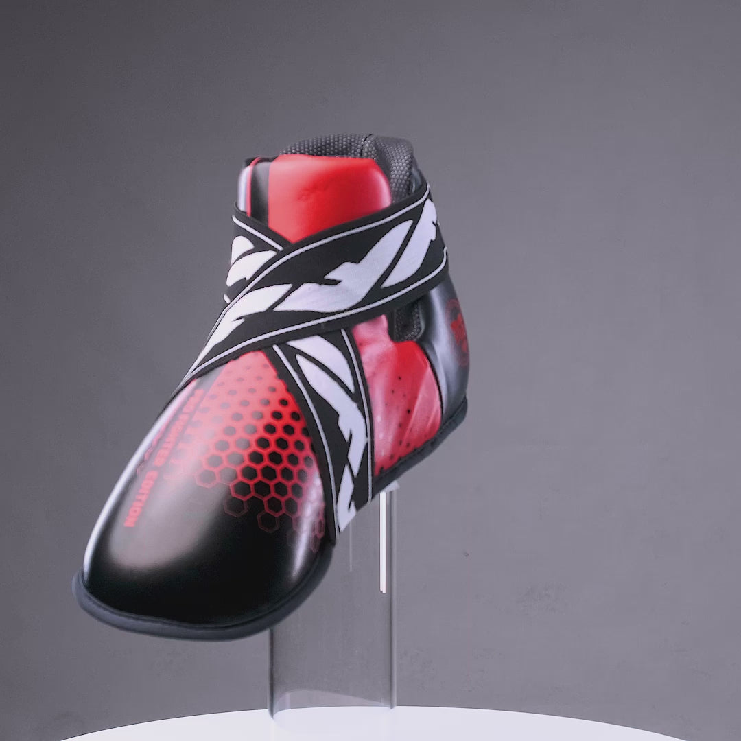 Fighter Chrániče nohou - červená/černá, JE1455-HXGR-0203