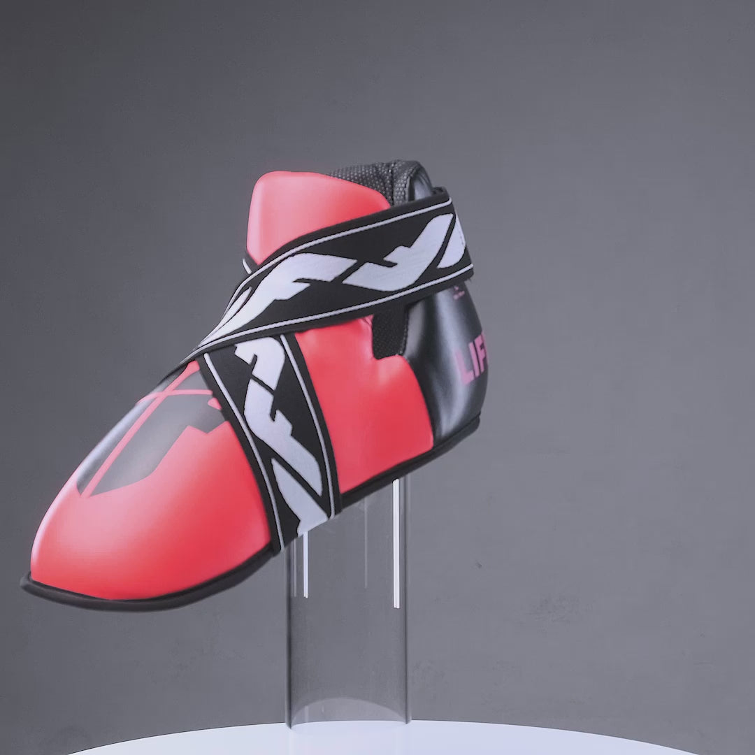 Fighter Chrániče nohou - černá/růžová, JE1455-WRD-0207