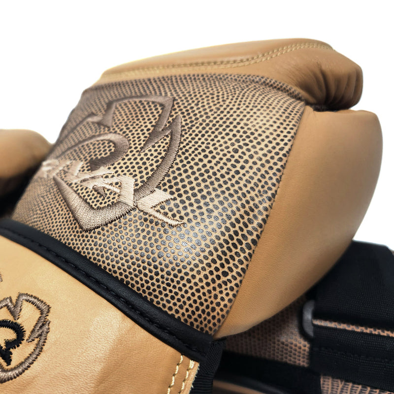 Boxerské rukavice Rival - hnědá/snake skin, RFX-G-IS-2.0-SNKS