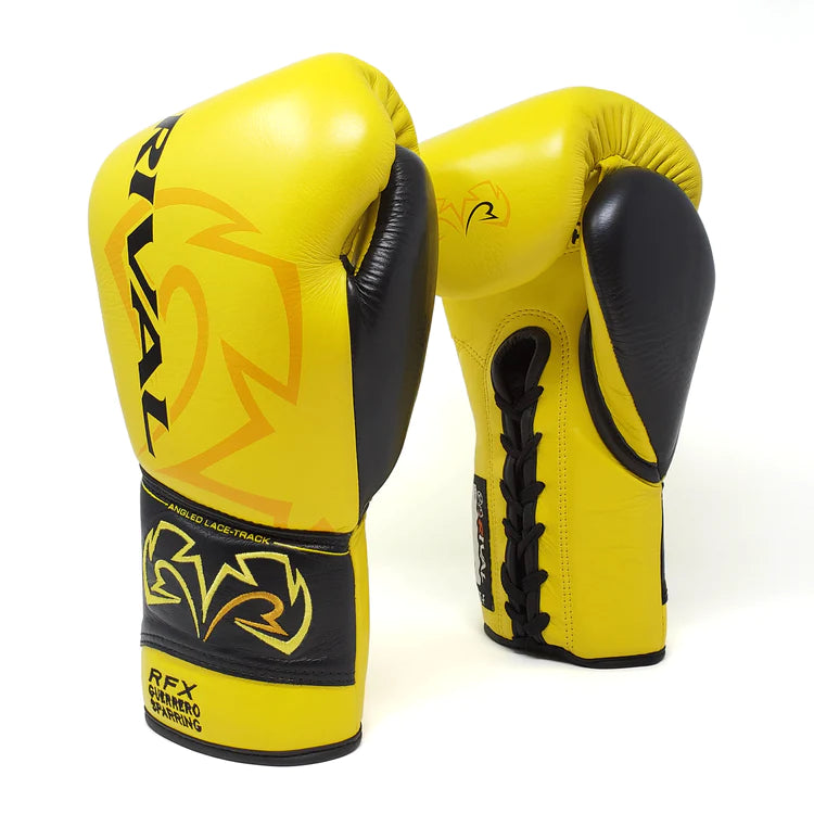 Boxerské rukavice Rival RFX-G-SPAR - žlutá