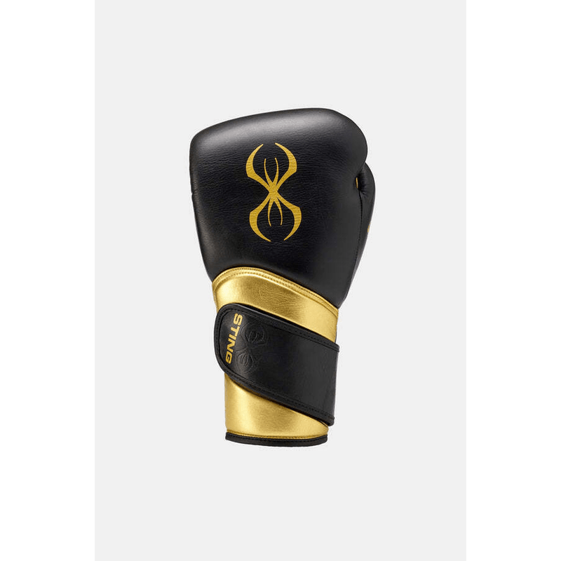 Boxerské rukavice Sting Viper x Sparring - černá/zlatá, 1039360