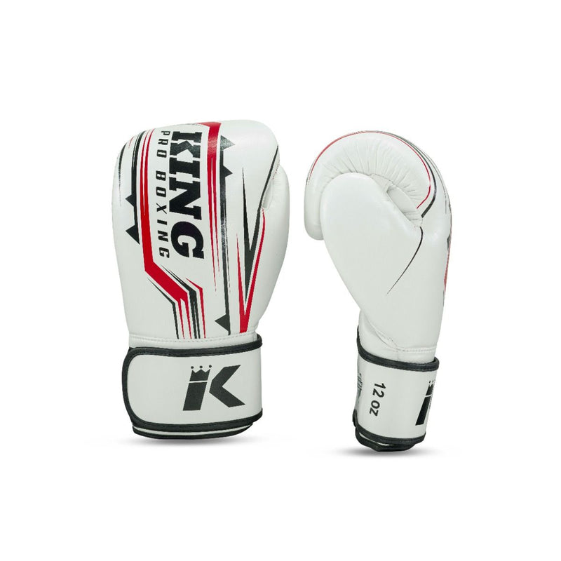 King Pro Boxing boxerské rukavice Spartan 2 - bílá, KPB/BG SPARTAN 2