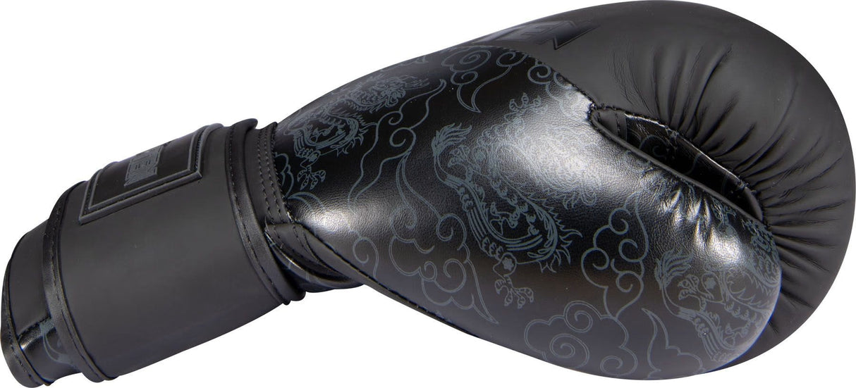 Top Ten boxerské rukavice „Dragon“ - černá/černá, 22197-99