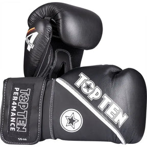 Top Ten boxerské rukavice „4select“ - černá/bílá, 2044 - view-1