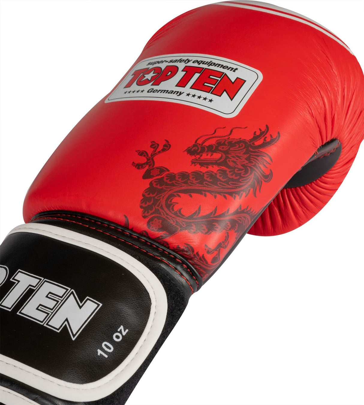 Boxerské rukavice TOP TEN  “Legacy25” WAKO - červená, 20111-4