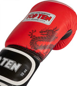 Boxerské rukavice TOP TEN  “Legacy25” WAKO - červená, 20111-4