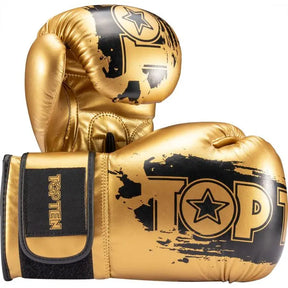 Boxerské rukavice TOP TEN Power Ink Golden Star - zlatá/černá, 22662-29 - view-1