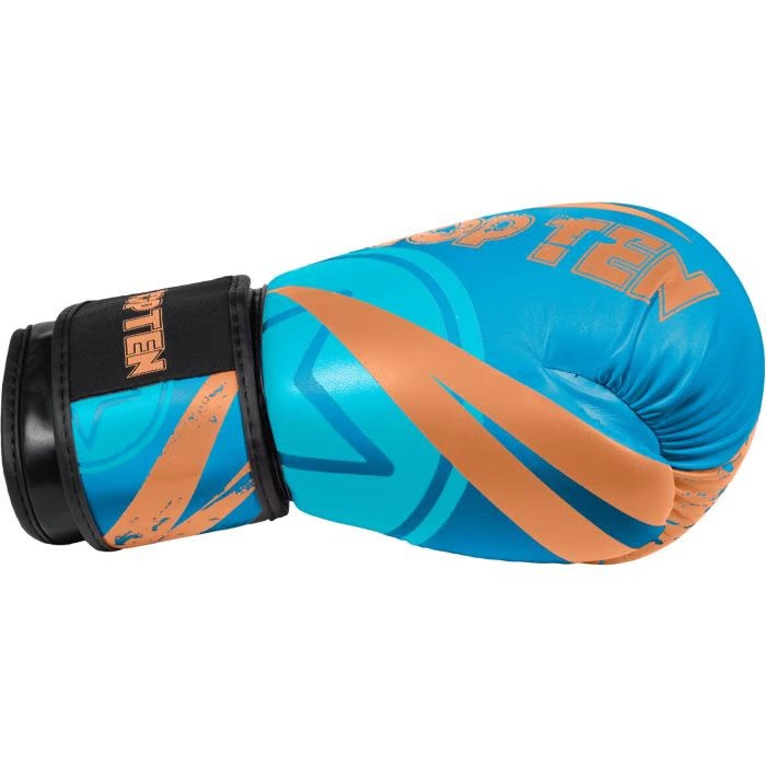 Boxerské rukavice TOP TEN Urban Arts - modrá/oranžová, 22643-6