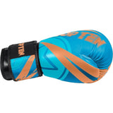 Boxerské rukavice TOP TEN Urban Arts - modrá/oranžová, 22643-6
