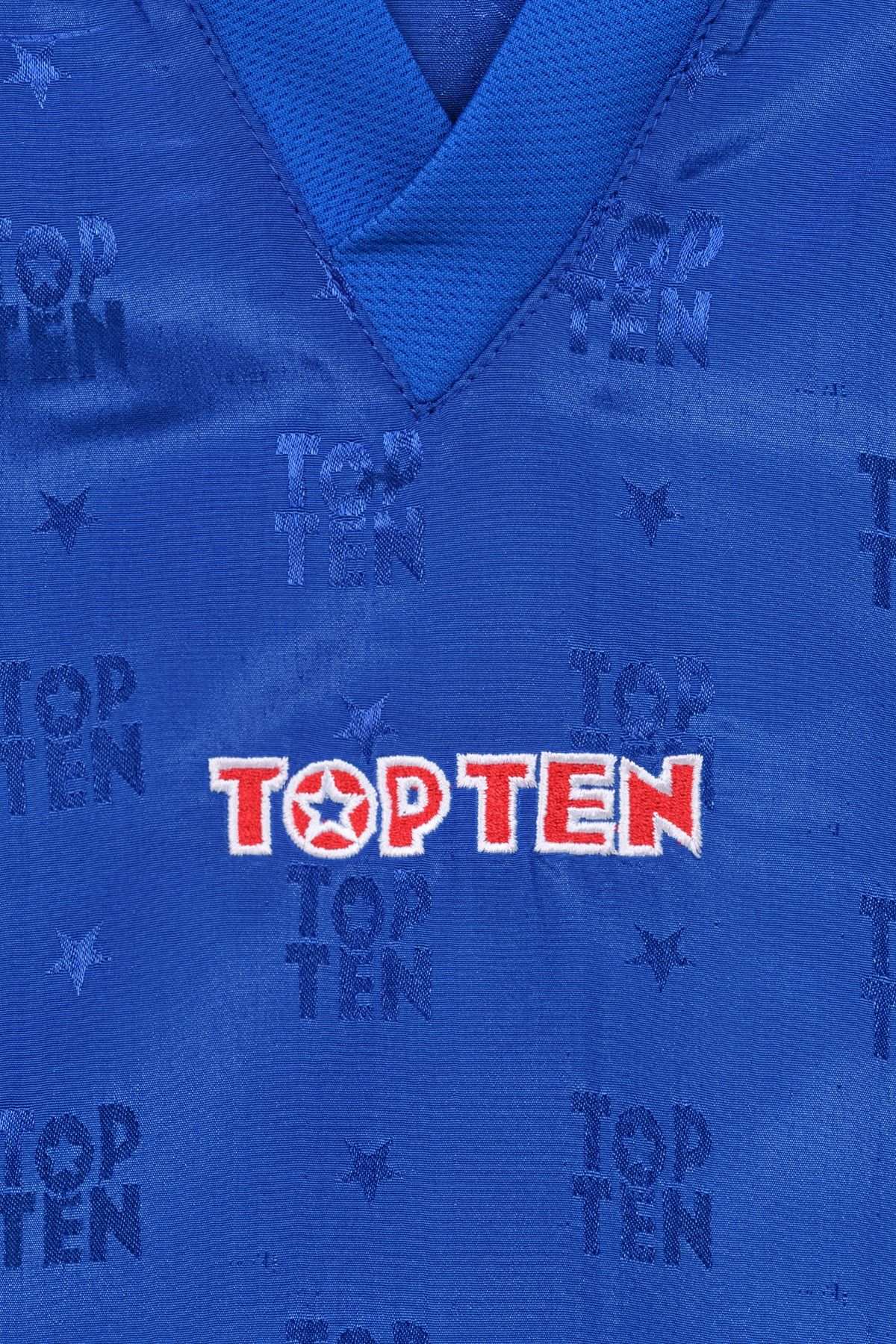 Lehké kickboxerské triko TOP TEN „Mesh“ - modrá/bílá, 1625-6