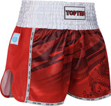 Top Ten trenky na kickbox “Legacy25” - červená, 18643-4